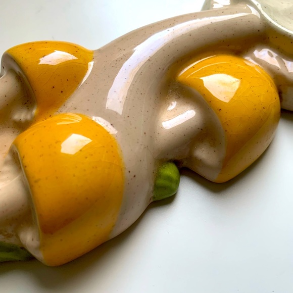 Vintage Arnel’s Ceramic Mushroom Spoon Rest / 1980s / Retro kitchen / Wall art - Picture 5 of 14